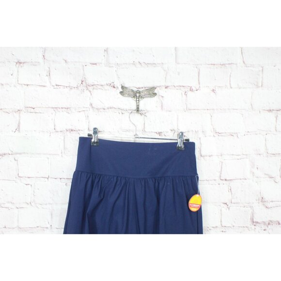 LL Bean Shaping Swimwear Soft Drape Swim Shorts Darkest Navy Size 8 - Picture 4 of 10